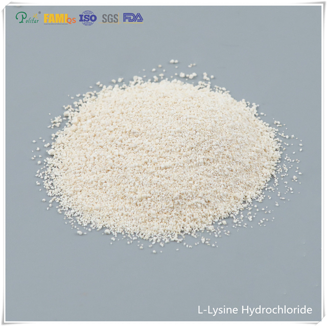 L-lisina cloridrato de 98,5% de grau de alimentação CAS no. 657-27-2 